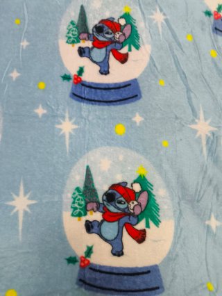 Manta de Navidad de Stitch