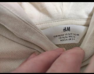 Sudadera H&M Athletics Talla 3-4 años
