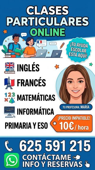Clases Particulares Online (Primaria y ESO)