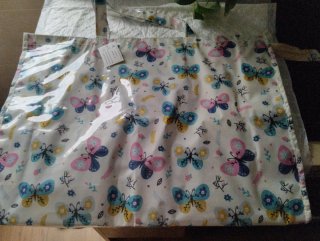Bolso de playa con mariposas