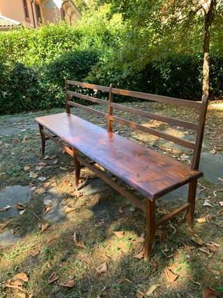 Panca in legno lunga 198 cm