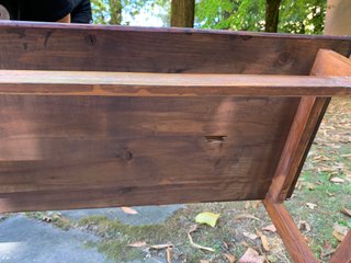 Panca in legno lunga 198 cm
