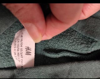 Sudadera H&M Verde Talla 3-4 años