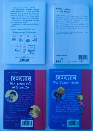 4 livres drôles. Le petit Nicolas. Cédric.Français