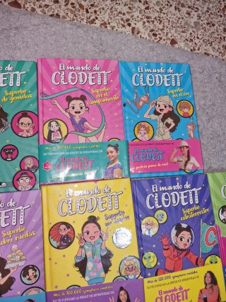 Pack de 7 libros de el mundo de Clodett