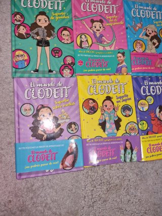 Pack de 7 libros de el mundo de Clodett