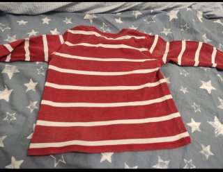 Camiseta Sfera Rayas Roja y Blanca 4-5 Años