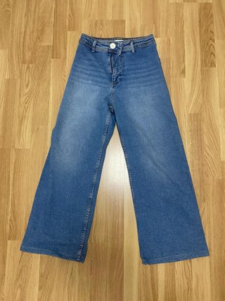 Pantalón Vaquero Azul Ancho