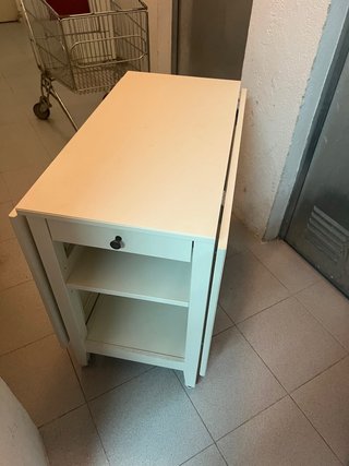 Mesa extensible IKEA NASINGE blanca