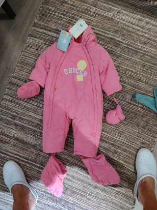 Buzo CHICCO niña rosa talla 3 meses