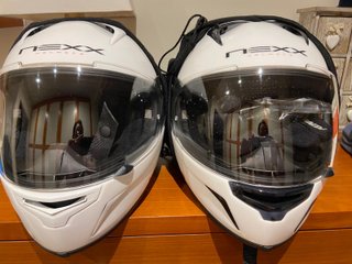2 Cascos Nexx XR1.R Blancos Talla M y XS