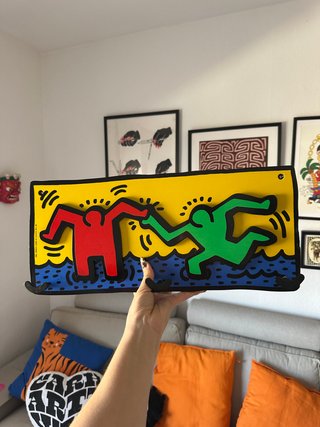 Perchero Keith Haring Figuras
