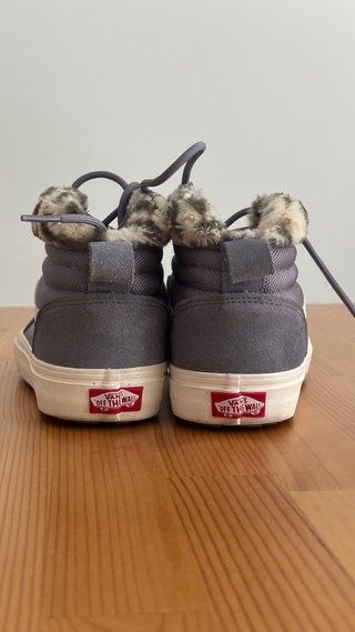 Ténis Vans Old Skool Hi Top Cinzentos