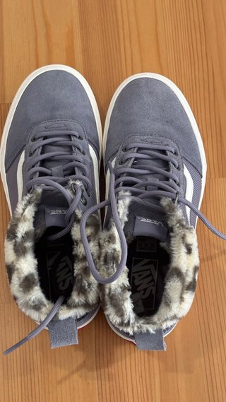 Ténis Vans Old Skool Hi Top Cinzentos