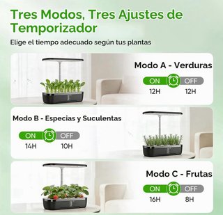 SIN ABRIR Sistema de Cultivo Hidropónico 12 Vainas