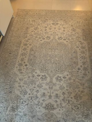 Alfombra 230*160cm estilo persa beige y gris