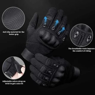 Guantes Tácticos Largos (Moto, Bici, Airsoft.