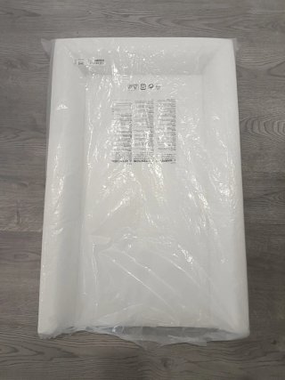 Cambiador de bebé IKEA VÄDRA blanco con funda