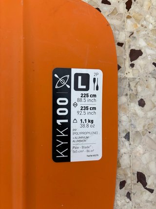 Remo Tribord para Kayak
