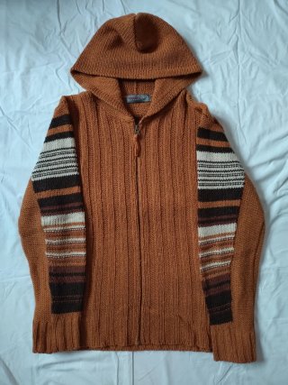 Chaqueta de punto con capucha