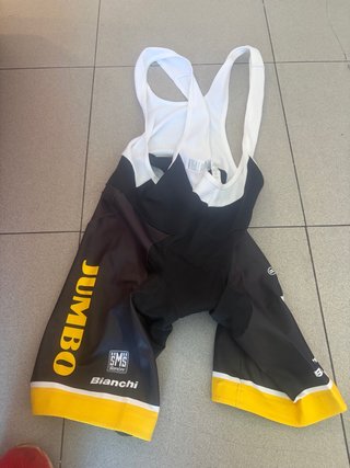 Culotte Ciclismo Jumbo Bianchi Santini