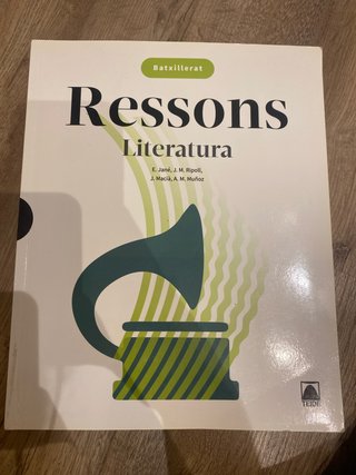 Ressons. Literatura 1 BATX