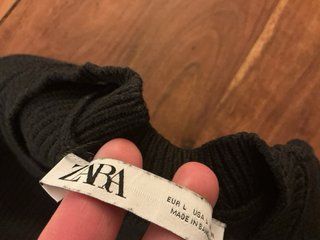Chaleco Zara Negro Talla L