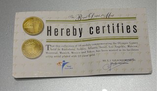 Colección 10 Medallas olimpiadas.