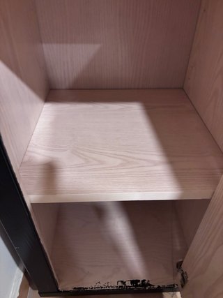 Mueble Auxiliar Negro con Puerta