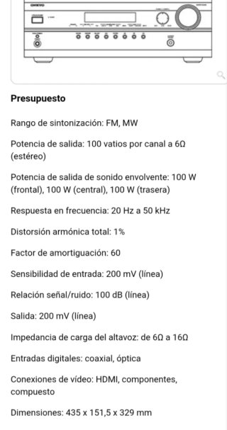 ONKYO AMPLIFICADOR 300W