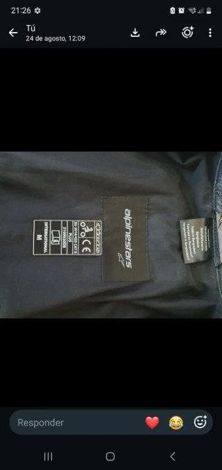 Cazadora Alpinestars Topanga  M con protecciones