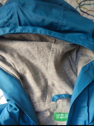 Chaqueta Cortavientos Benetton Azul (2-3 años)