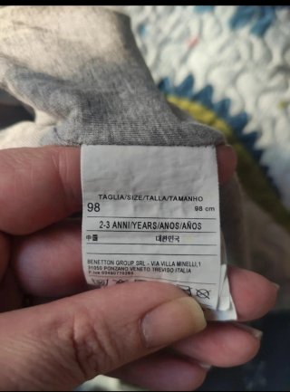 Chaqueta Cortavientos Benetton Azul (2-3 años)