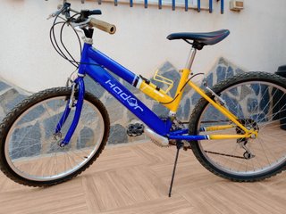 Bicicleta Hador Azul y Amarilla 24"