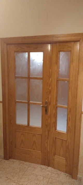 Puertas de madera para salón