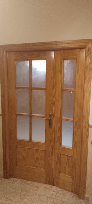 Puertas de madera para salón