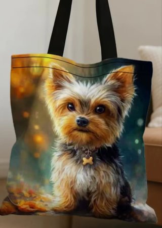 Bolsa Tote con Estampado de Yorkshire