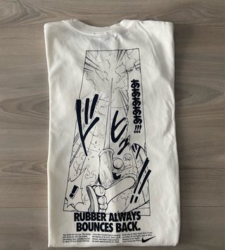 Camiseta Nike x One Piece Blanca Gris S