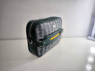 Bolso Lacoste Hombre Gris y Verde