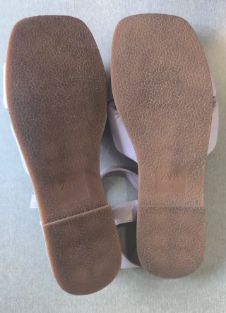 Sandalias Zara Moradas Talla 38.