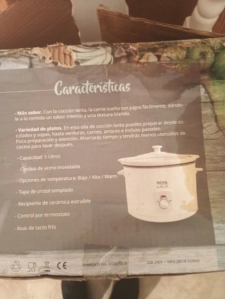 Olla de cocción lenta Nova Laus