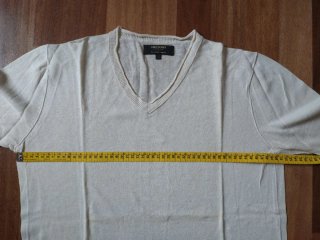 Jersey fino Chevignon beige mezcla linotalla L