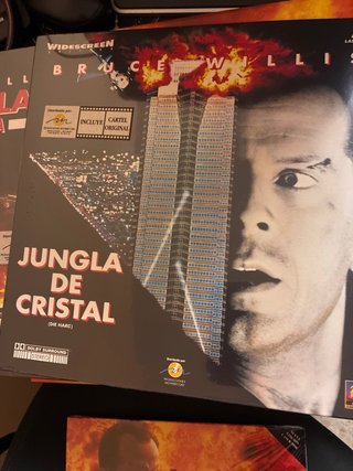 Trilogía La Jungla de Cristal Laser Disc sin abrir