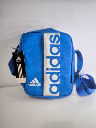 Riñonera Adidas Azul y Blanca