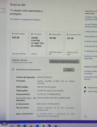 HP Pavilion All-in-One 24-r0xx