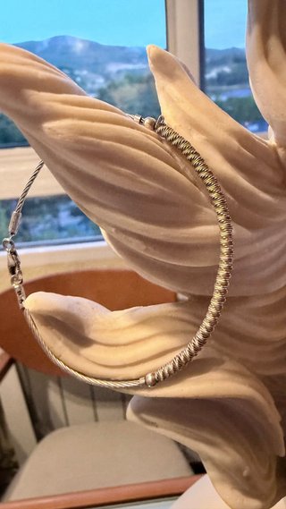 Pulsera Vintage Plata 925 con Filigrana Torneada