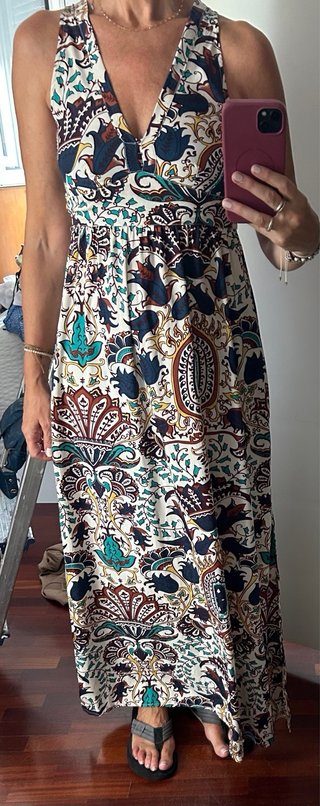 Vestido Estampado Sfera Talla M