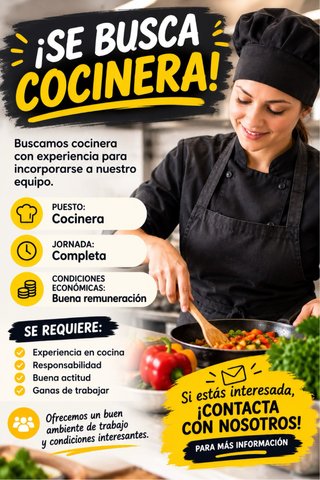 Se busca cociner@