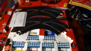 Scalextric Cambio de Pista en Curva.completo