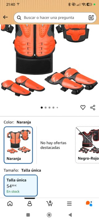 Set de Casco y Protecciones Enduro Infantil